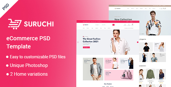 Suruchi- eCommerce PSD Template