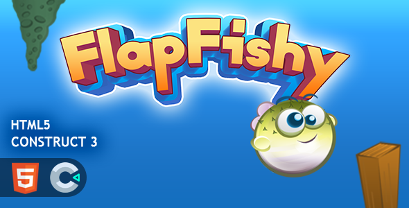 FlapFishy Construct 3 HTML5 Game