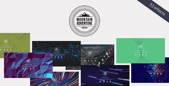 Mountain - Exclusive Coming Soon WordPress Theme