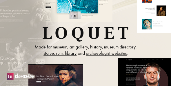 Loquet – Museum & History WordPress Theme