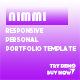 NIMMI - Responsive Personal Portfolio Template - CodeCanyon Item for Sale