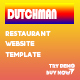 DUTCHMAN - Responsive Restaurant Website Template - CodeCanyon Item for Sale