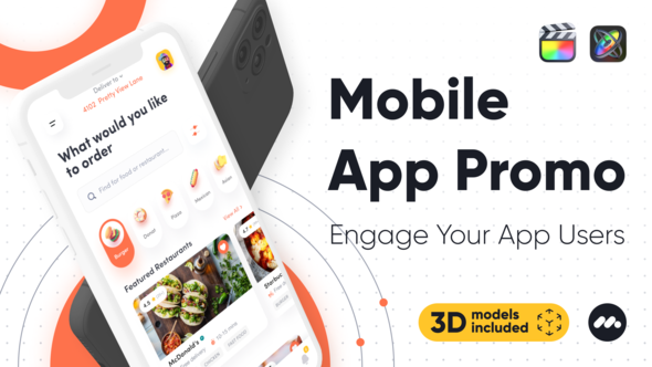 Mobile App Promo // Apple Motion & Final Cut Pro Template
