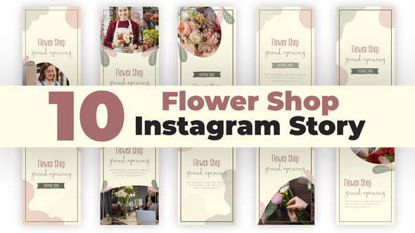 Flower Shop Instagram Stories