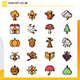 autumn icons - GraphicRiver Item for Sale