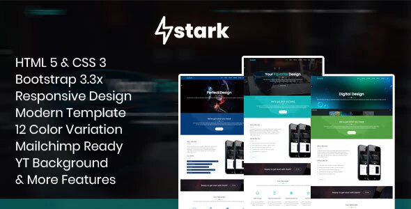 Stark - Responsive HTML5 One Page Business Template