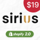 Sirius - Handmade Minimal Shopify Theme Store for Dropshipping - ThemeForest Item for Sale