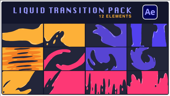 Liquid Transition Pack | After Effects