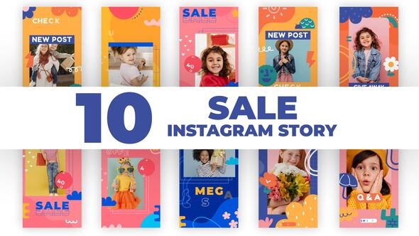 Kids Fashion Instagram Story Pack