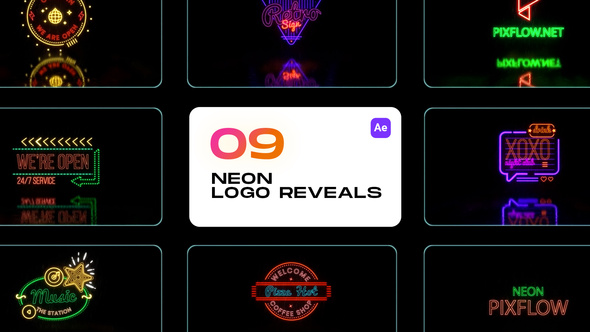 Neon Logo Reveals alt