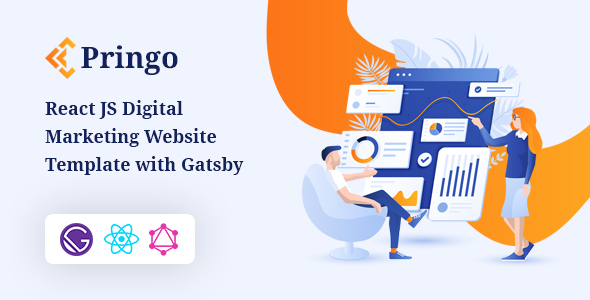 Pringo - Gatsby Marketing Template