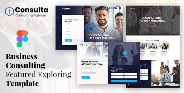 Consulta - Business Consulting Featured Figma Template