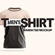Men's T-shirt Animated Mockups Set - GraphicRiver Item for Sale