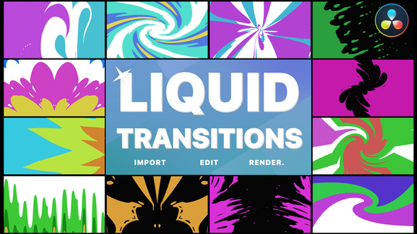 Liquid Transitions Pack 05 | DaVinci Resolve