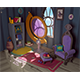 3d stylized room - 3DOcean Item for Sale