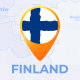 Finland Map - Republic of Finland Travel Map - VideoHive Item for Sale