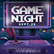 Video Game Night Flyer - GraphicRiver Item for Sale