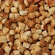 Hard bread crackers top view, rotation. Bread crumbs - VideoHive Item for Sale