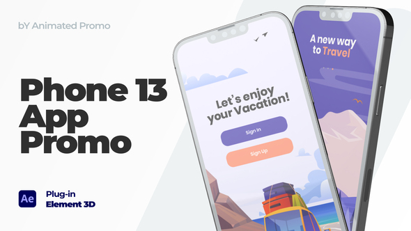 Phone 13 - App Presentation - Mobile App Promo alt