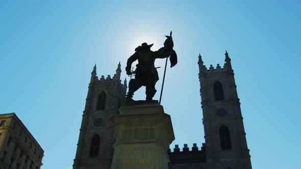 Maisonneuve Monument in Montreal