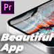 Beautiful App Promo - 3d App Mockup Demonstration Video Premiere Pro - VideoHive Item for Sale