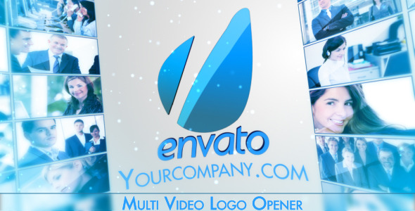 Corporate Multi Video Screens Logo