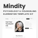 Mindity - Psychologist Teraphist Elementor Template Kit - ThemeForest Item for Sale