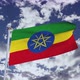 Eritrea Flag With Sky 4k - VideoHive Item for Sale