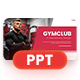 Gymclub Powerpoint Template - GraphicRiver Item for Sale