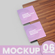 Square Business Card Mockup - GraphicRiver Item for Sale