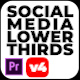 Social Media Lower Thirds v4 - VideoHive Item for Sale