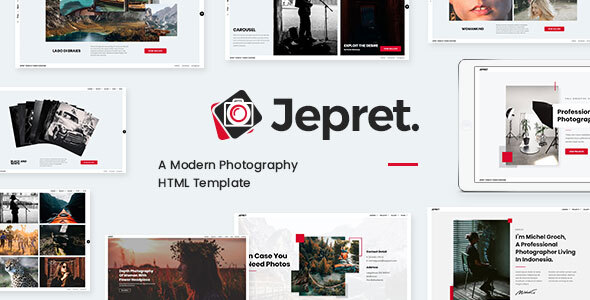 Jepret | Modern Photography HTML Template
