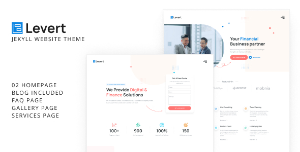 Levert - Financial Business and Corporate Jekyll Theme