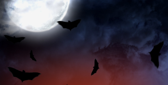 Halloween Moon Bats 1