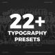 Typography Presets - Animated Typography - VideoHive Item for Sale