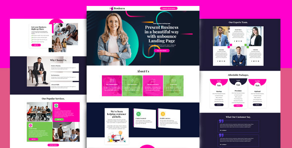 Business - Unbounce Landing page