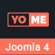 YoMe - Multipurpose Resume & Portfolio Joomla 4 Template - ThemeForest Item for Sale