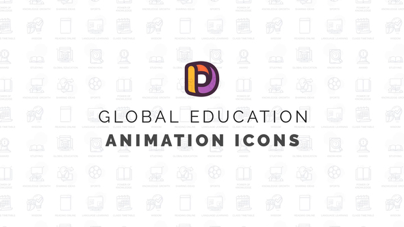 Global education - Animation Icons