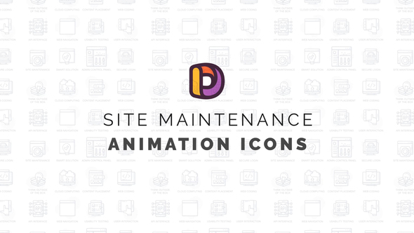Site maintenance - Animation Icons
