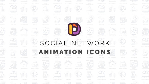 Social network - Animation Icons