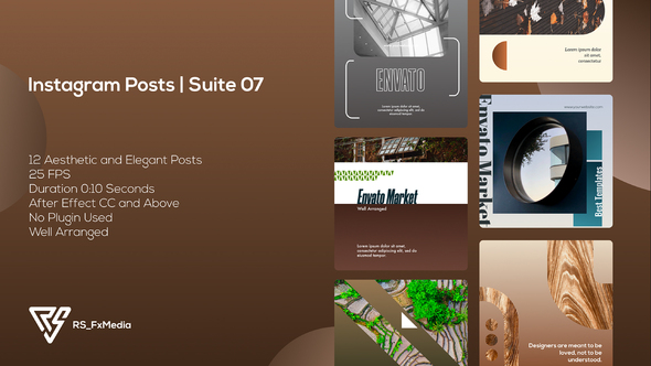 Instagram Posts | Modern Lifestyle | Suite 07 alt