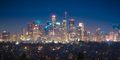 Los Angeles city skyline at night - PhotoDune Item for Sale