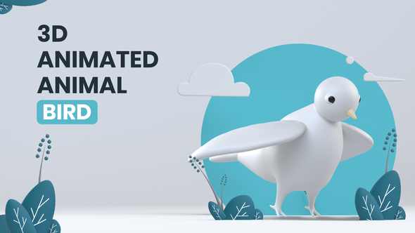 3D Animated Animal - Bird
