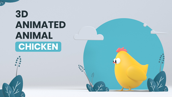 3D Animated Animal - Chicken