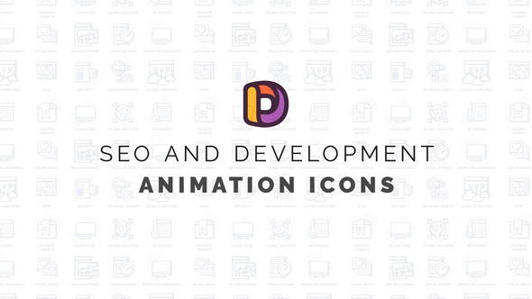 Seo & Development - Animation Icons