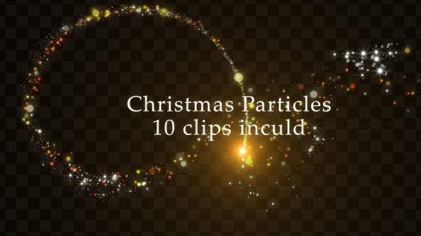 Golden Christmas Particle  Pre V3