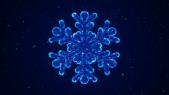 Snowflake 3D Hologram V4