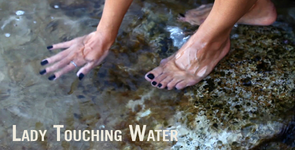 Lady Touching Water