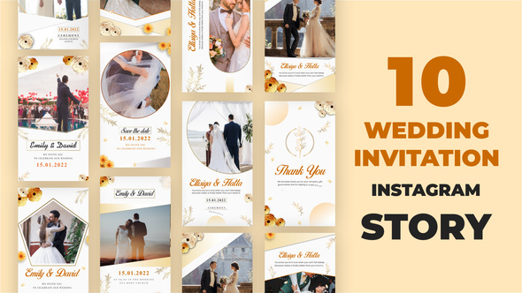 Wedding Invitation Instagram Stories