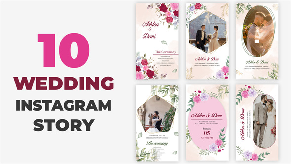 Wedding Instagram Story Pack